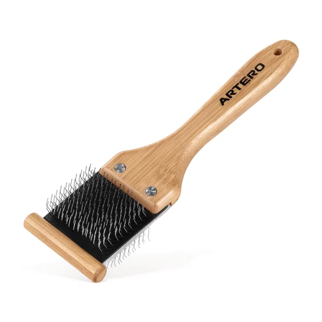 Houten slickerborstel