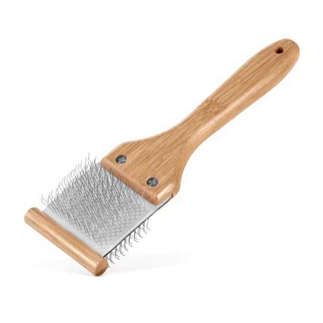 Houten slickerborstel